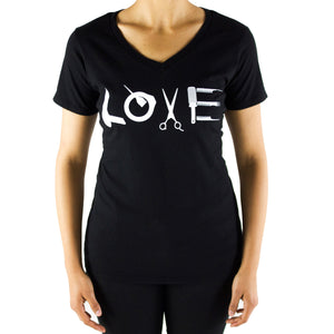 Women's V-Neck LOVE T-Shirt